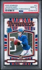 2025 Panini Donruss Jaxson Dart THROWBACK Rated Rookie RC #41 PSA 10 Gem GIANTS