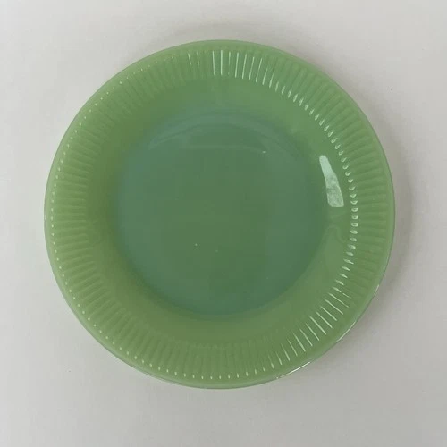 1940s Fire King Jadeite Jane Ray Ribbed Salad Plates 7.75” Replacement