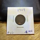1909 “Liberty” Indian Head Cent Penny. Final year of the Indian Head penny. VG+