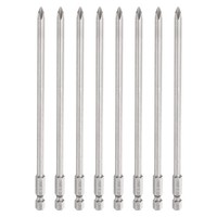 "8Er-Set PH1 Kreuzschlitz-Bit FüR 1/4\" Sechskantschaft 6\" Lang 0.2\" Magnetisch"