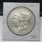 1886 O Silver Morgan Dollar XF details Cleaned