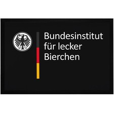 Fußmatte Spruch Bier Lustig Bundesinstitut für lecker Bierchen Geschenkidee
