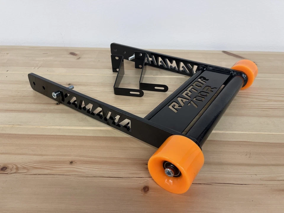 Grab bar twin roller wheelie bar quad bike Yamaha RAPTOR 700R with wheels - Image 2 of 4