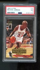 1995-96 Fleer Ultra #25 Michael Jordan PSA 7 Graded Basketball Card NBA 95-96