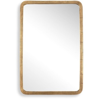 Uttermost 08275 Vestry 35.5 X 24 inch Antique Brass Mirror