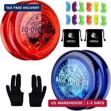 MAGICYOYO D1 Pack of 2 Responsive Yoyos for Kids 8-12 Beginers 2A Looping Be