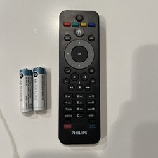 GENUINE PHILIPS BLU-RAY DISC PLAYER REMOTE CONTROL  NEW BATTERIES