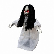 Animierte Halloween-Geisterm&auml;dchen-Dekoration freistehend f&uuml;r Spukhaus