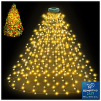Lichterkette Weihnachtsbaum 2M 400 LED Warmweiß 16 SträNge FüR 150-240Cm Baum