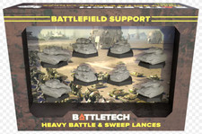 Battlefield Support: Heavy Battle  Sweep Lance BATTLETECH Mercenaries IN HAND