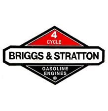 Briggs & Stratton Service Parts Decal Engines Power Equipment Sticker Sign