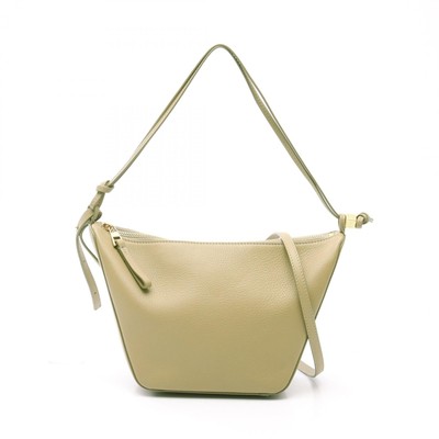 LOEWE Hammock Hobo Bag Mini Leather Shoulder Bag Used Khaki