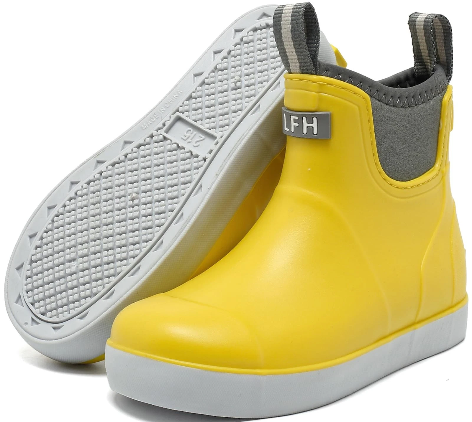 Kids Deck Boots,Waterproof Ankle Rain Boots for Boys and Girls Non-Slip High-...