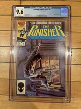 Punisher Limited Series #4 CGC 9.6 NM 1986 Marvel Mike Zeck Cover White Pages!