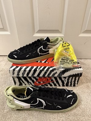 Size 12 - Nike Blazer Low x Acronym - Black Olive Aura - DO9373-001