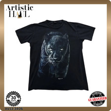 Wild Unisex Black Panther Graphic T-Shirt Gr....