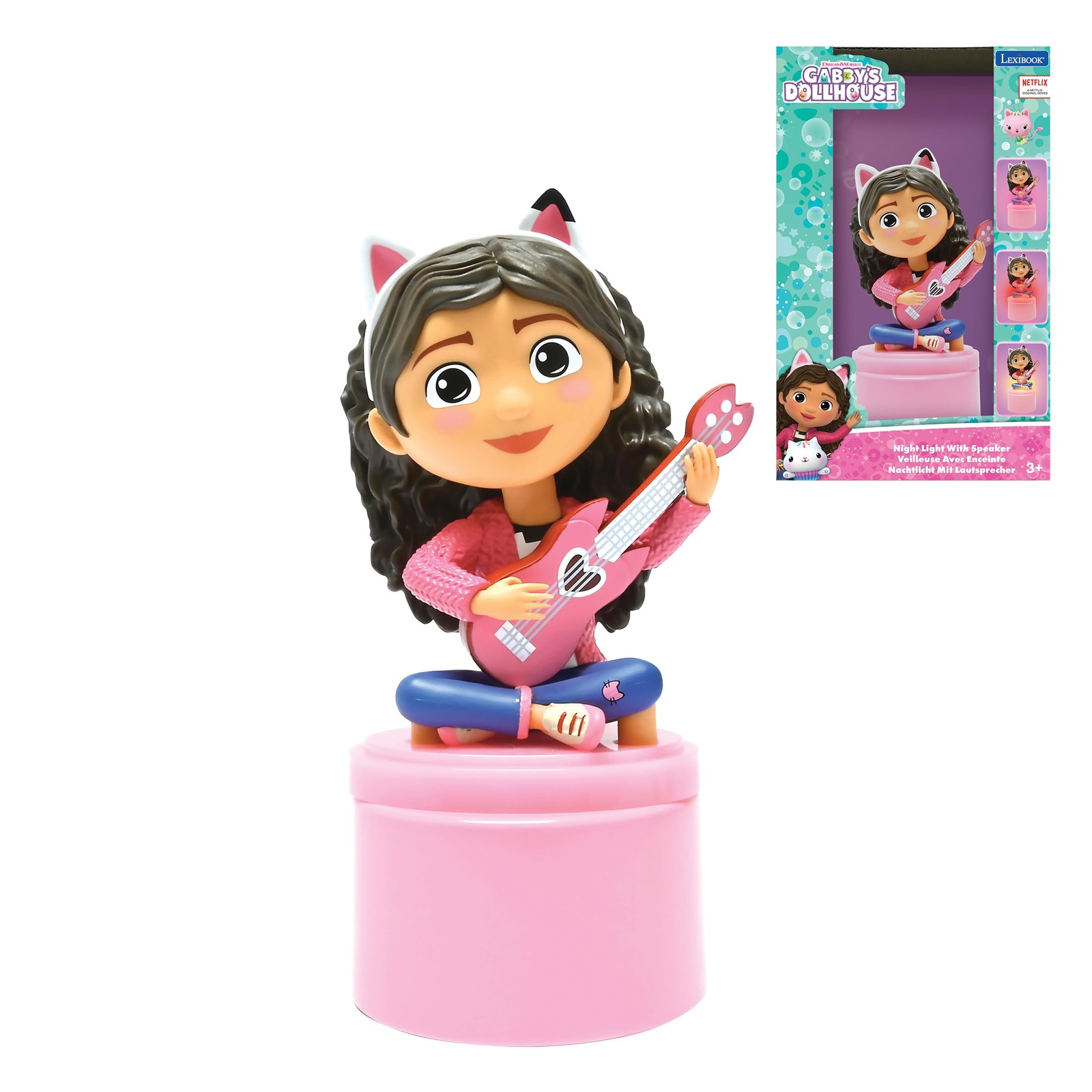 Gabby`S Dollhouse - 2 In 1 Nightlight And Speaker (89006) Toy NUOVO