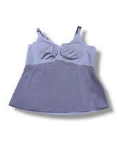 HoneyLove LiftWear Cami Tank Size 2X Blue Shaping Shapewear Wireless Adjustable