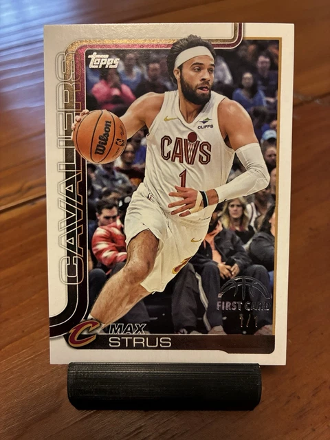 Max Strus 1/1 First Card 2025 Topps NBA Flagship Cleveland Cavs