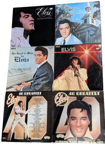 Job Lot Of Elvis Presley 12" LP Album Vinyl