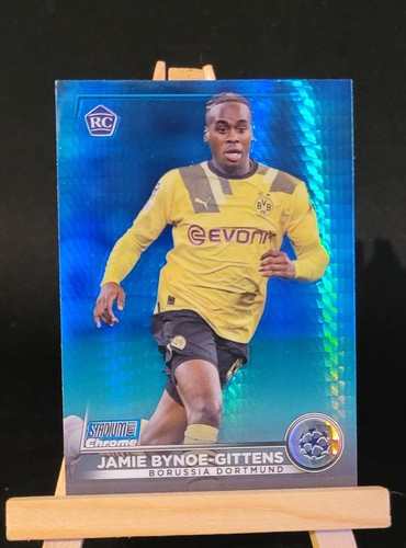 Topps Chrome Stadium 2022-2023 Jamie Bynoe-gittens RC Blue Prizm Dortmund #46 - 第 1/2 張圖片