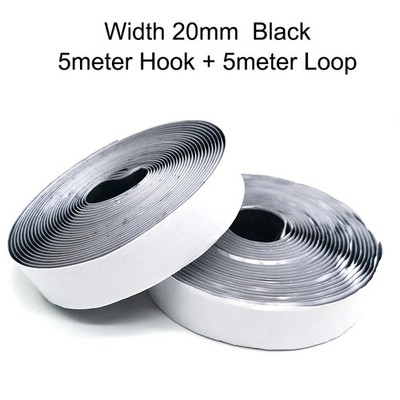 Selbstklebende Klettbandstreifen Nylon Polyester vielseitig 16-50mm lang