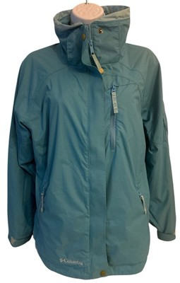 #ad Columbia Ski Jacket Women’s Sz M Omni Tech Interchange Hoodie Whirlybird RN69724 $39.99