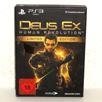 PS3 Playstation 3 Spiel Deus Ex - Human Revolution - Limited Edition Uncut FSK18