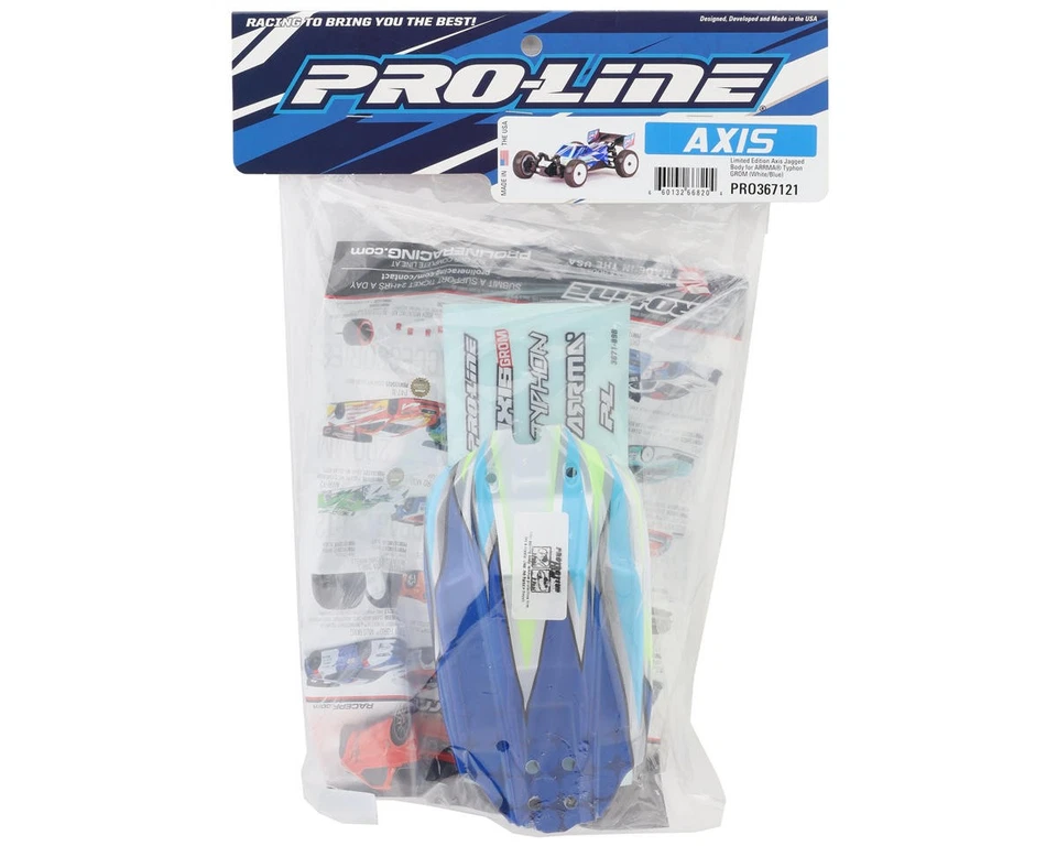 Pro-Line Arrma® Typhon Grom Axis Jagged 1/14 Pre-Painted Buggy Body [PRO3671-21] - Image 3 of 4