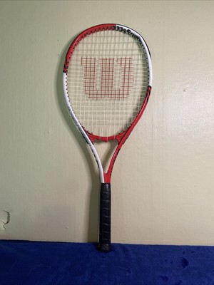 Wilson Tennis Racket Roger Federer PRO 110 Grip 4 3/8 L3 Power Strin (CJL044714)