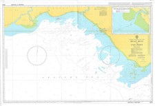 3528 Indonesia Papua New Guinea Selat Muli Unji Point Chart Map Marine Admiralty
