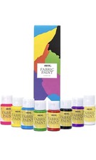 Fabric Paint Dyes Restores Fabric Furniture Sofa Upholstery Clothing 30ML X 8