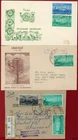 India 1953, Indian Posts & Telegraphs, 2 FDC & 1 Commercially Used Cover