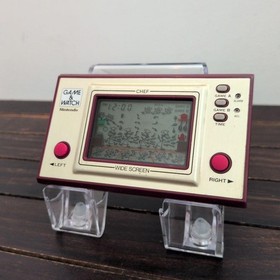Nintendo Game Watch Chef Handheld Console Boxed Vintage Classic Rare