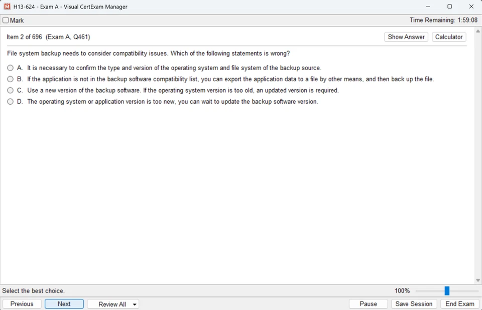 Huawei H13-624 FREE EXAM DUMPS QUESTIONS & ANSWERS - Image 3 of 3