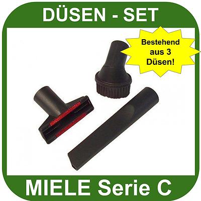 Düsen Set für Miele Serie C Fugendüse Polsterdüse Möbeldüse Staubsaugerdüse NEU