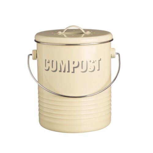 Typhoon Vintage Kitchen Collection | Compost Caddy - Cream - Picture 1 of 1