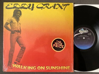 EDDY GRANT Walking On Sunshine 1979 EPIC JE 36244 Reggae electro soul Funk LP!!