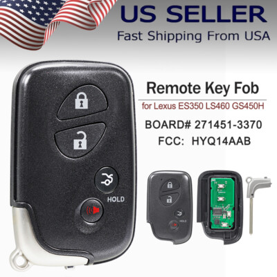 Smart Key for 2007-2013 Lexus ES350 LS460 GS450H Remote Fob HYQ14AAB 271451-3370