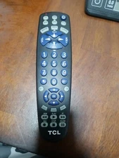 TCL TC043 Universal 4 Device Remote Ctrl Black Tested Sanitized Factory Original