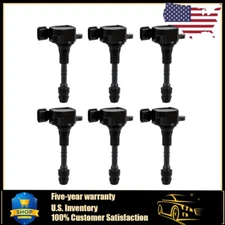 6x Ignition Coil For 2002-2004 Nissan Pathfinder V6 3.5L & Infiniti l35 V6 3.5L