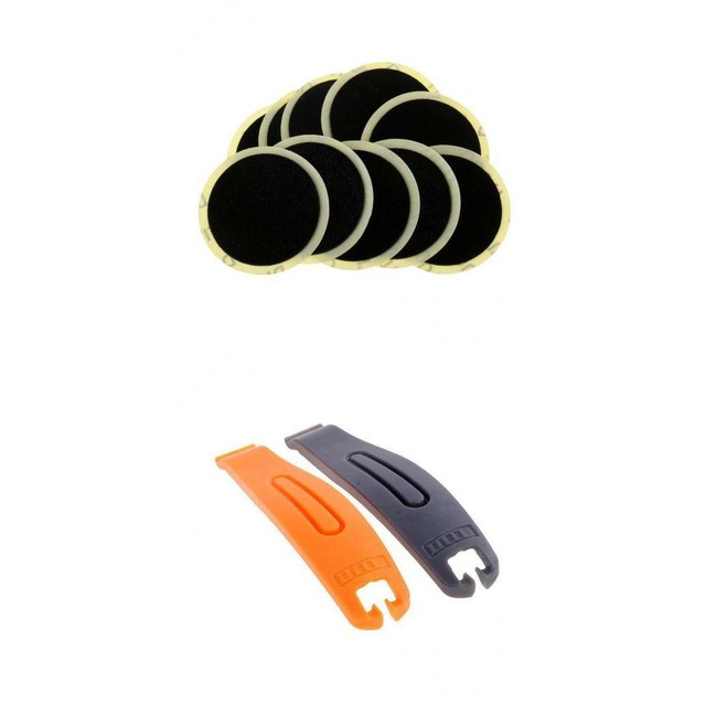 10X Self Adhesive Patches Bicycle Inner Tire Glueless Patch Fast Repair