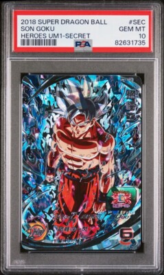 💎[PSA 10] Son Goku - Super Dragon Ball Heroes UM1-SEC Secret