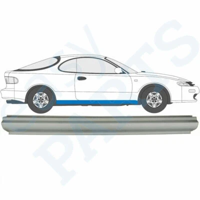 TOYOTA CELICA T18 1989-1993 Tôle de Réparation de Seuil / Droite = Gauche - Photo 1/2