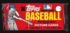 1983 Topps Baseball Grocery Rack Pack 36 Cards (Red Cello Wrap) Gwynn Boggs TGR5