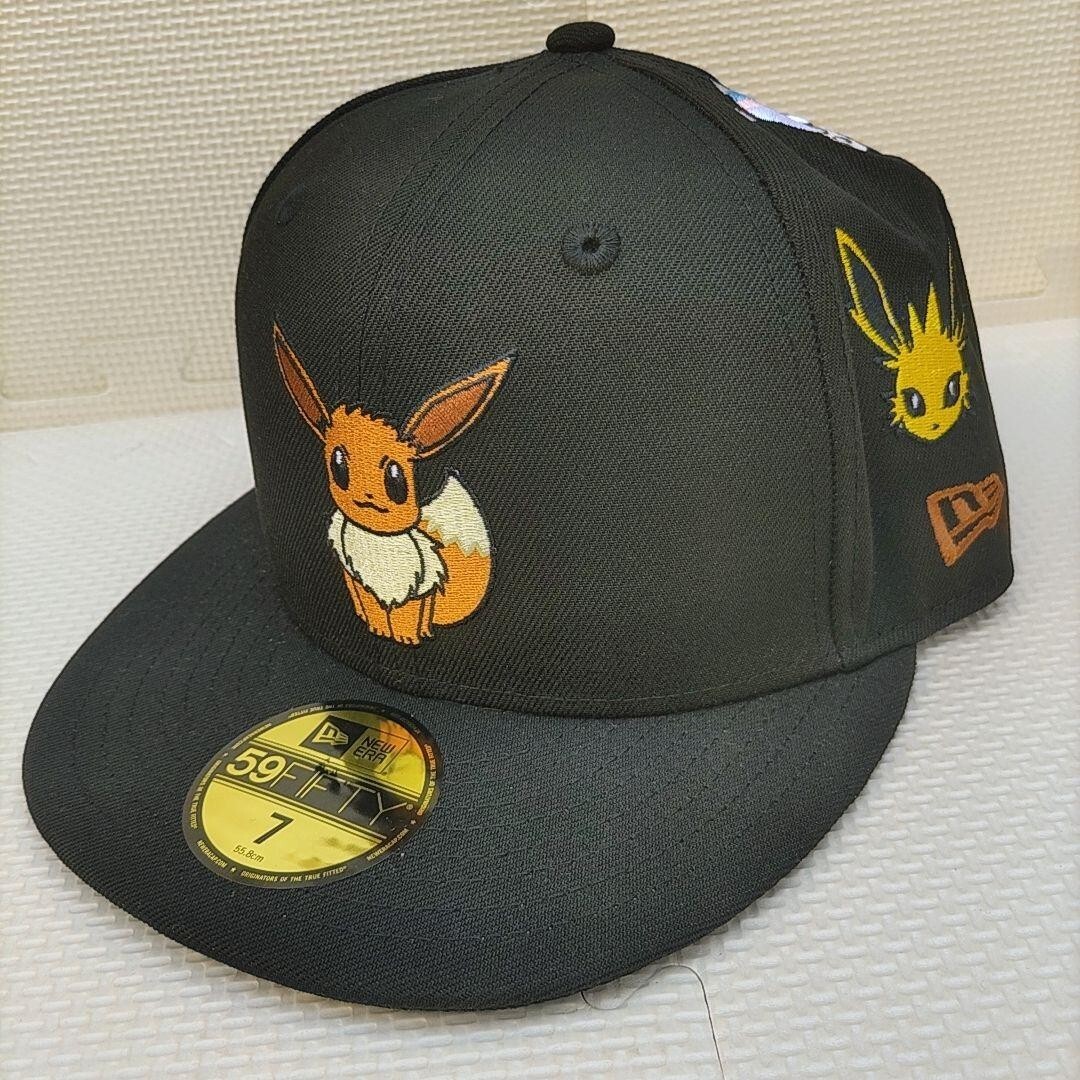 Pokemon X New Era Eevee Friends Cap Hat 59Fifty Black RARE