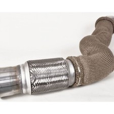 HILBAS Basalt Thermal Exhaust Pipe Insulation Expandable Sleeve 76mm Diameter