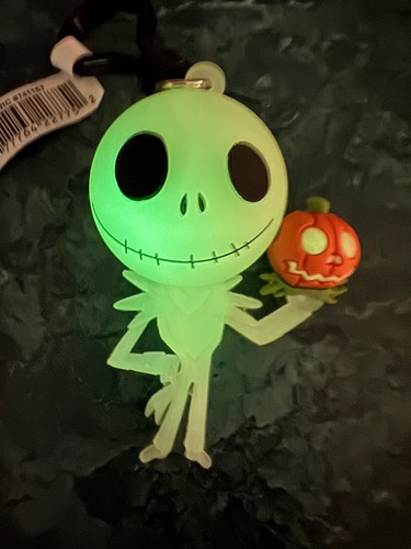THE NIGHTMARE BEFORE CHRISTMAS GLOW IN THE DARK FIGURAL BAG CLIP YOU CHOOSE - Picture 13 of 23