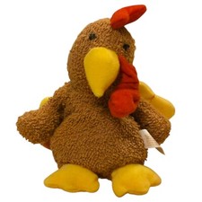 Cokey Turkey 5 Inch Plush Terry Cloth Beanie Thanksgiving Russ Berrie