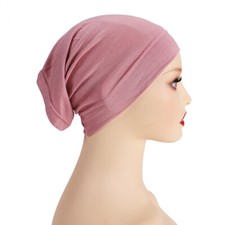 Arab Stretch Inner Cap Turban For Muslim Women Under Scarf Hijab Head Wrap Cover
